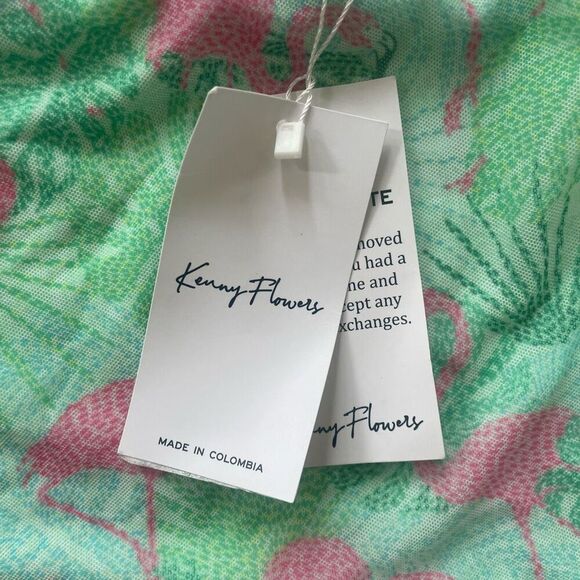 New Kenny Flowers The Sunshine State Flamingos Pull On Maxi Skirt size Medium - Picture 4 of 4